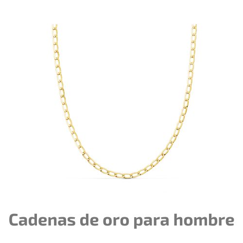Cadenas oro hombre